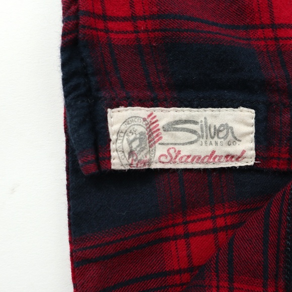 SILVER JEANS flannel, boy’s size M(10) - Picture 4 of 5